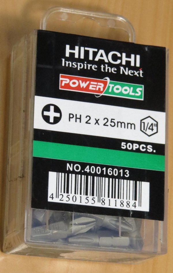 Hitachi Bits Kreuzschlitz Phillips und Pozidrive