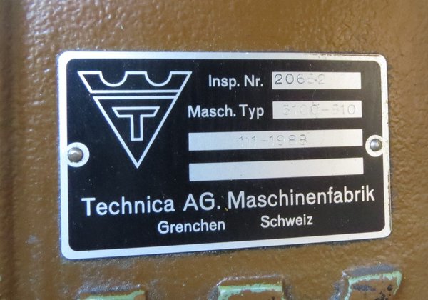 Zentrumsschleifmaschine Technica ZSM 5100-810