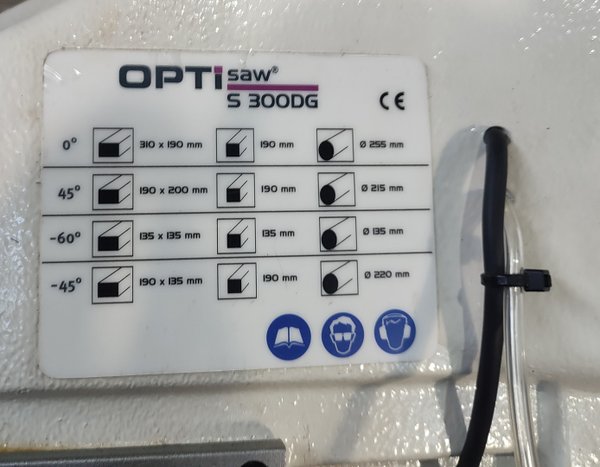 Bandsäge Optisaw  OPTIsaw S 300DG von Optimum Vorführmaschine